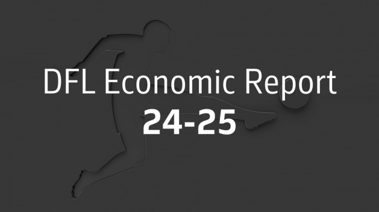 德甲德乙24/25赛季总收入达63.3亿欧，比上赛季增长4.612亿欧